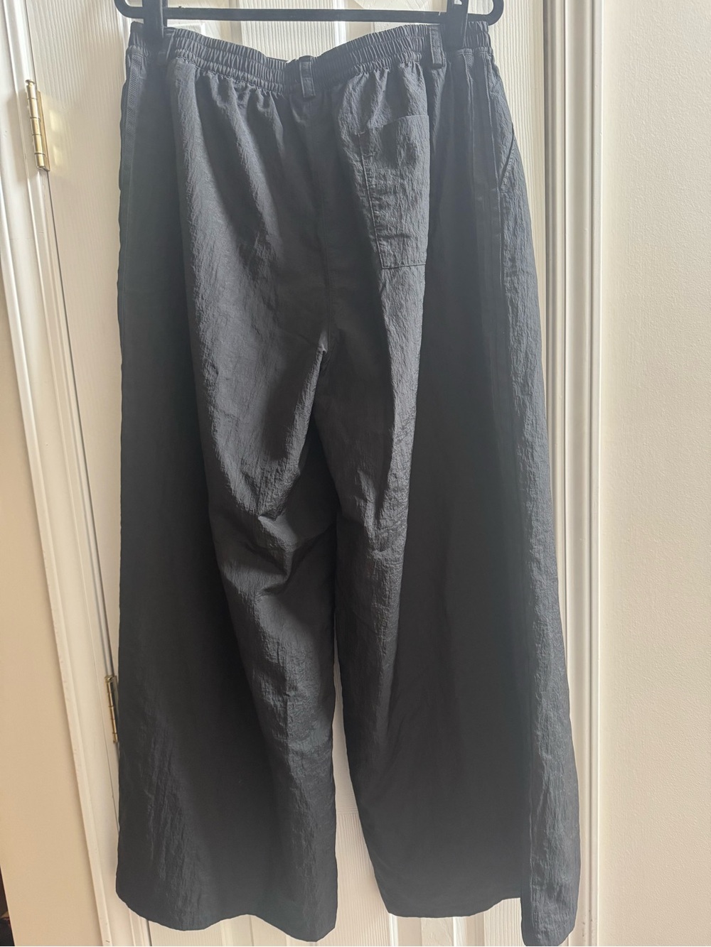 Adidas Women’s Firebird Black Track Pants with Wide Leg - Picture 3 of 5